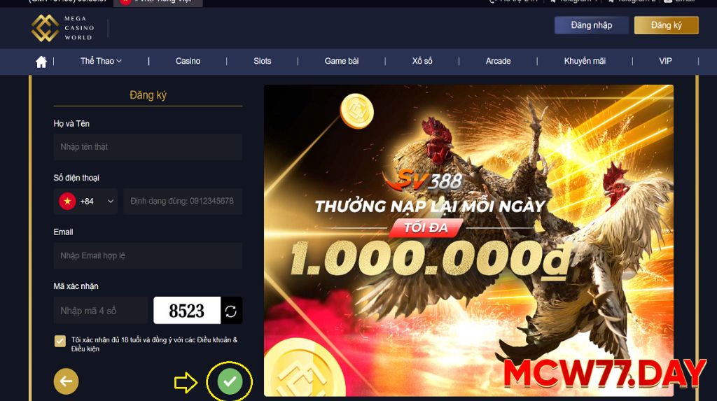 Đăng Ký MCW77